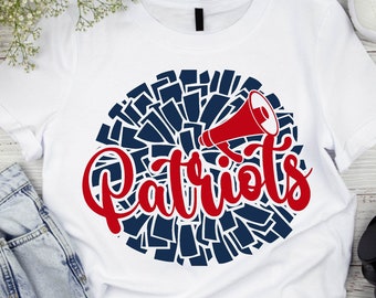 Patriots SVG Patriots Football Svg Patriots Cheer Svg Patriots Pompom Svg Patriots Mom Svg Patriots,Patriots Png,Mascot,Svg,Png,Ai,Circut,Su