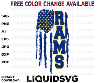 Rams SVG Rams Football Svg Rams Flag Svg Rams Cheer Svg Ram Svg Rams,Rams Png,Mascot,Svg,Png,Ai,Circut,Sublimation