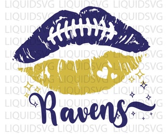 Ravens svg Ravens Football Lips SVG Football Team Lips SVG Ravens Cheer svg Ravens Mascot svg Football Mom,Cricut,Silhouette