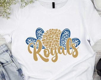 Royals SVG Royals Football Svg Royals Cheer Svg Royals Pompom Svg Royals Mom Svg Royals,Royals Png,Mascot,Svg,Png,Ai,Circut,Sublimation