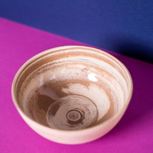 Sascha Bowl 650mL Ceramic Handmade Present Marble image 4