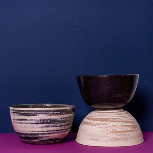 Sascha Bowl 650mL Ceramic Handmade Present Marble image 3