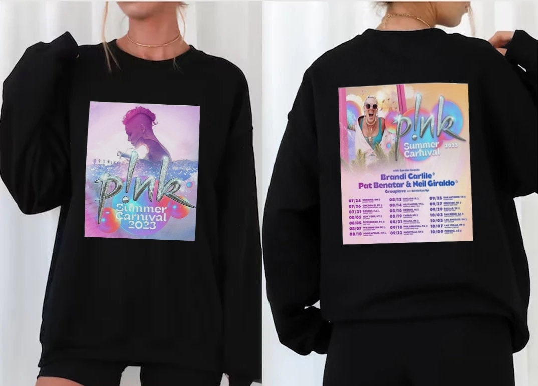 Discover Pink Summer Carnival Tour 2023 Sweatshirt
