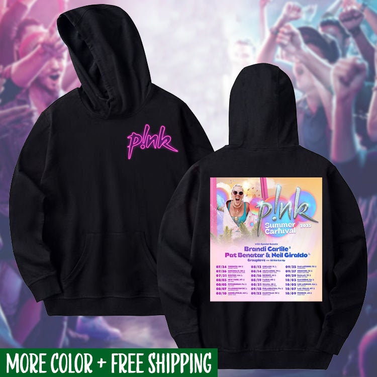 Discover Pink Summer Carnival Tour 2023 Hoodie