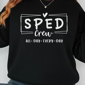 Sped Crew SVG PNG, Special Ed Svg, Teacher Shirt Svg, Back To School Svg, Autism Svg, Sped Svg, Teacher Svg, Sped Teacher, Sped Squad Svg