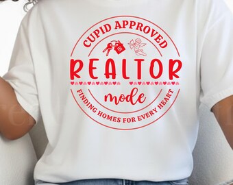 Cupid Approved Realtor SVG, Real Estate Design (Digital Download)