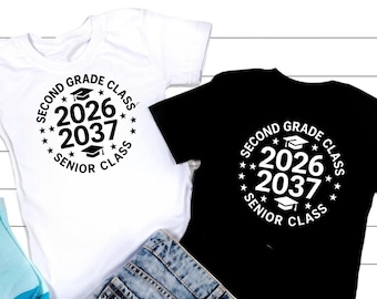 2nd Grade Grad SVG PNG, 2nd Grad Graduation Shirt Svg, Second Grade Svg, Graduation 2026 Svg, Class Of 2026 Svg, End Of School Svg
