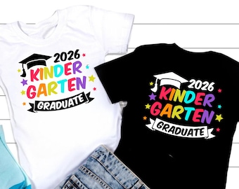 Kindergarten Graduate 2026 SVG, Kinder Graduate 2026 SVG, Kindergarten graduation shirt 2026, Kinder Grad 2026 SVG