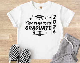 Kindergarten Graduate 2026 SVG, Graduation Shirt Design (Digital Download)