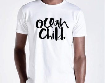 T-shirt Original Homme Blanc Ocean Child