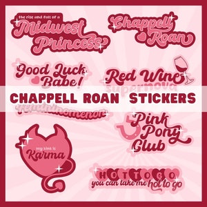 CHAPPELL ROAN Inspired Vinyl Cut Glossy LARGE Sticker