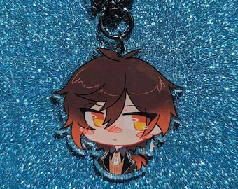 Genshin 2" Acrylic Keychain Zhongli