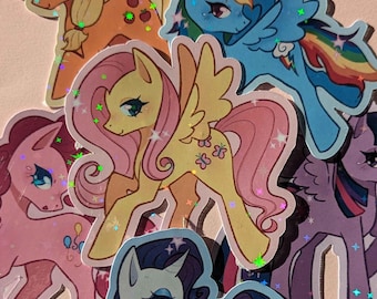 My Little Pony MLP:FIM Sparkle Holographic Vinyl Stickers