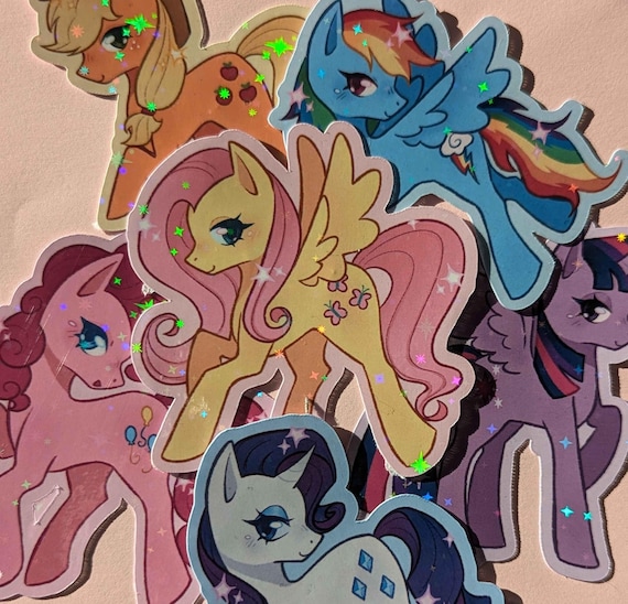My Little Pony MLP:FIM Sparkle Holographic Vinyl Stickers