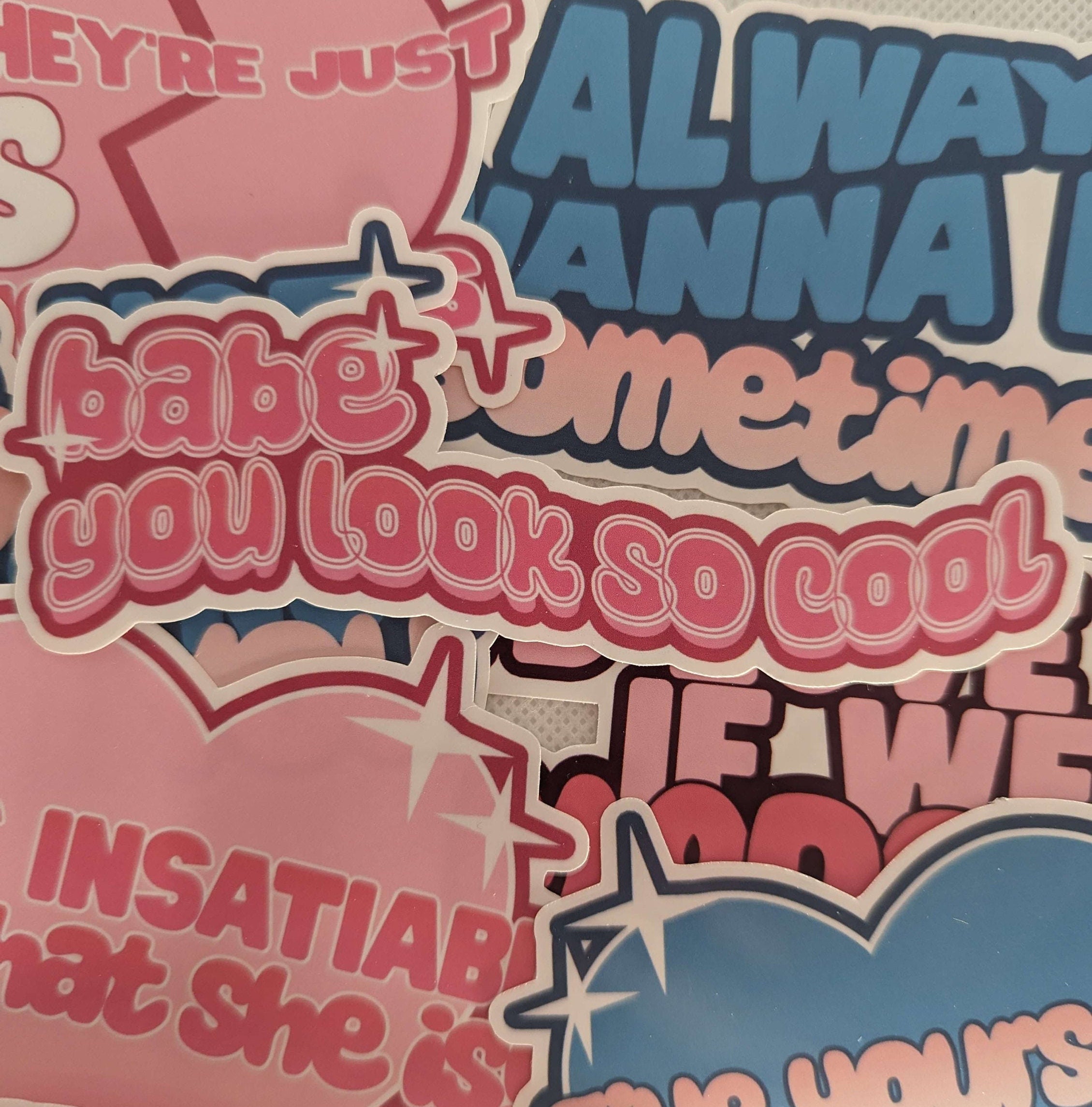 The 1975 Inspired Vinyl Cut Glossy LARGE Sticker