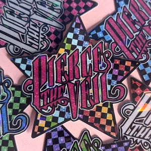 Pierce The Veil Band Emo Rock Star Holographic Vinyl Sticker PTV