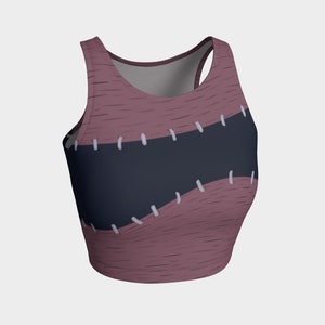 Blue Flame Villain Crop Top V1