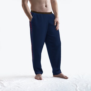Scoundrel Striped Lounge Pants (Red)