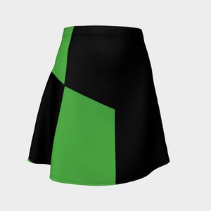 Green Go Flare Skirt
