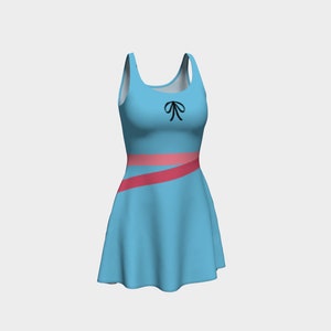 Blue Princess Flare Dress