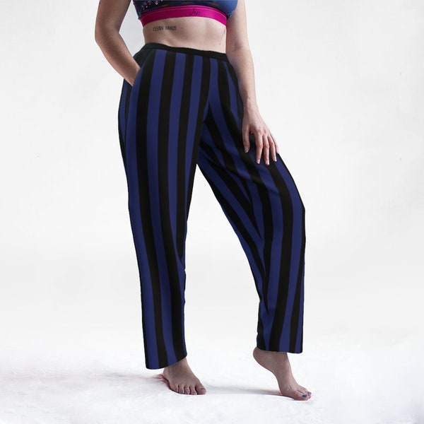 Babyhug Cotton Knit Full Length Striped  Lounge Pants Football Print Pack of 3  - Blue Orange & White