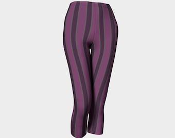 Rocket Stripes Capri Leggings