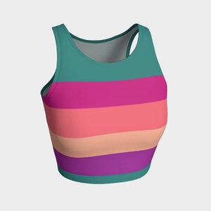 Rainbow Princess Crop Top