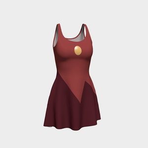 Bird Witch Flare Dress V1