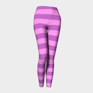 Princess Pink Striped Leggings