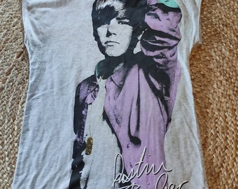 VINTAGE T-shirt Justin Bieber 146/152 jaren &#39;90