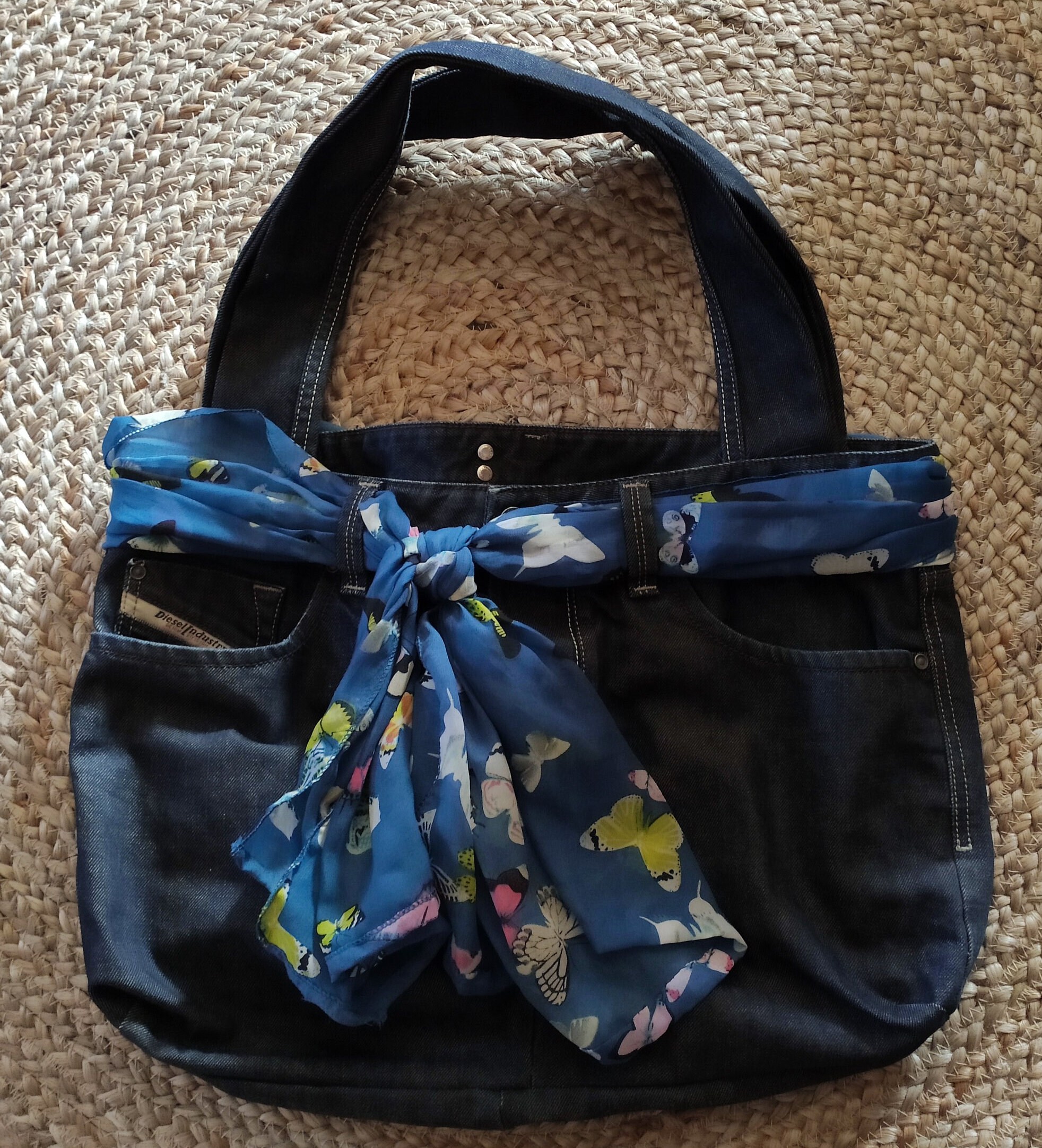 VINTAGE Diesel Industry Jeans Bag Handbag 90s - Etsy
