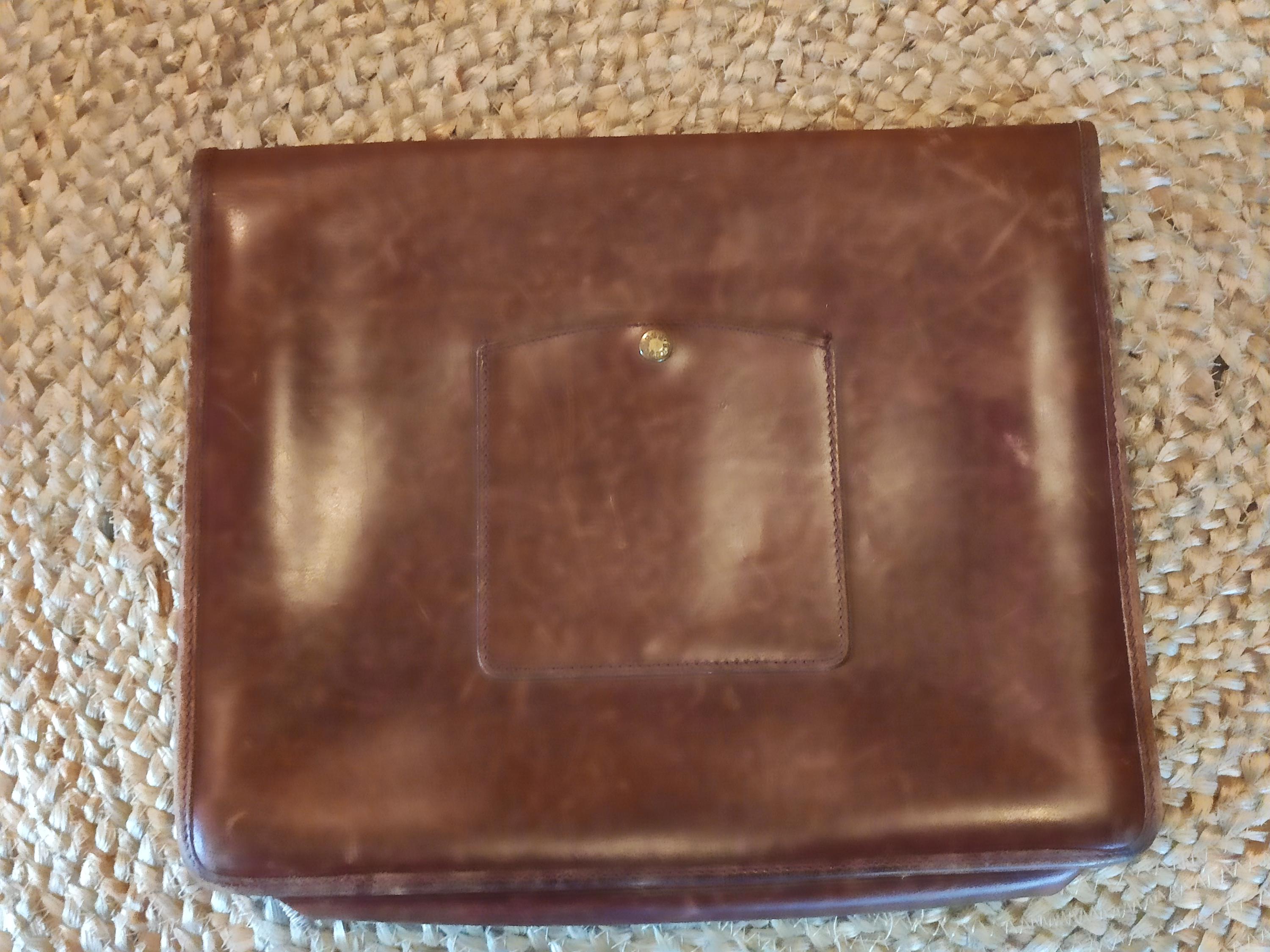 VINTAGE BREE Briefcase Leather Bag Various Pockets 90s - Etsy