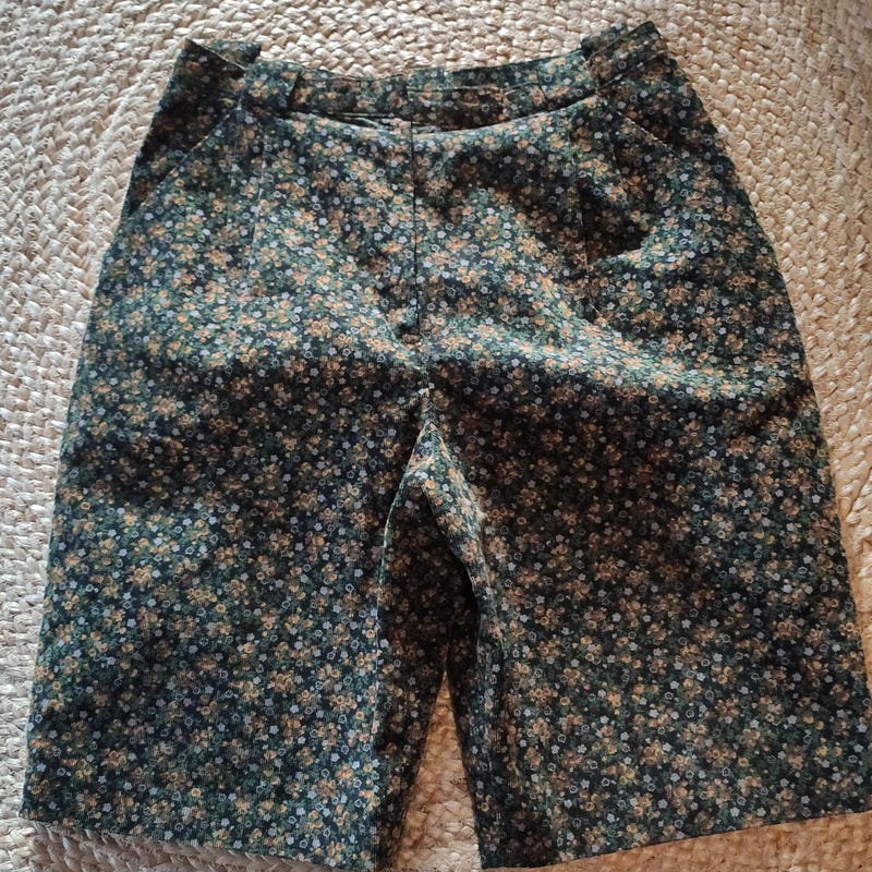 Corduroy Pleated Pants Rose main image 0