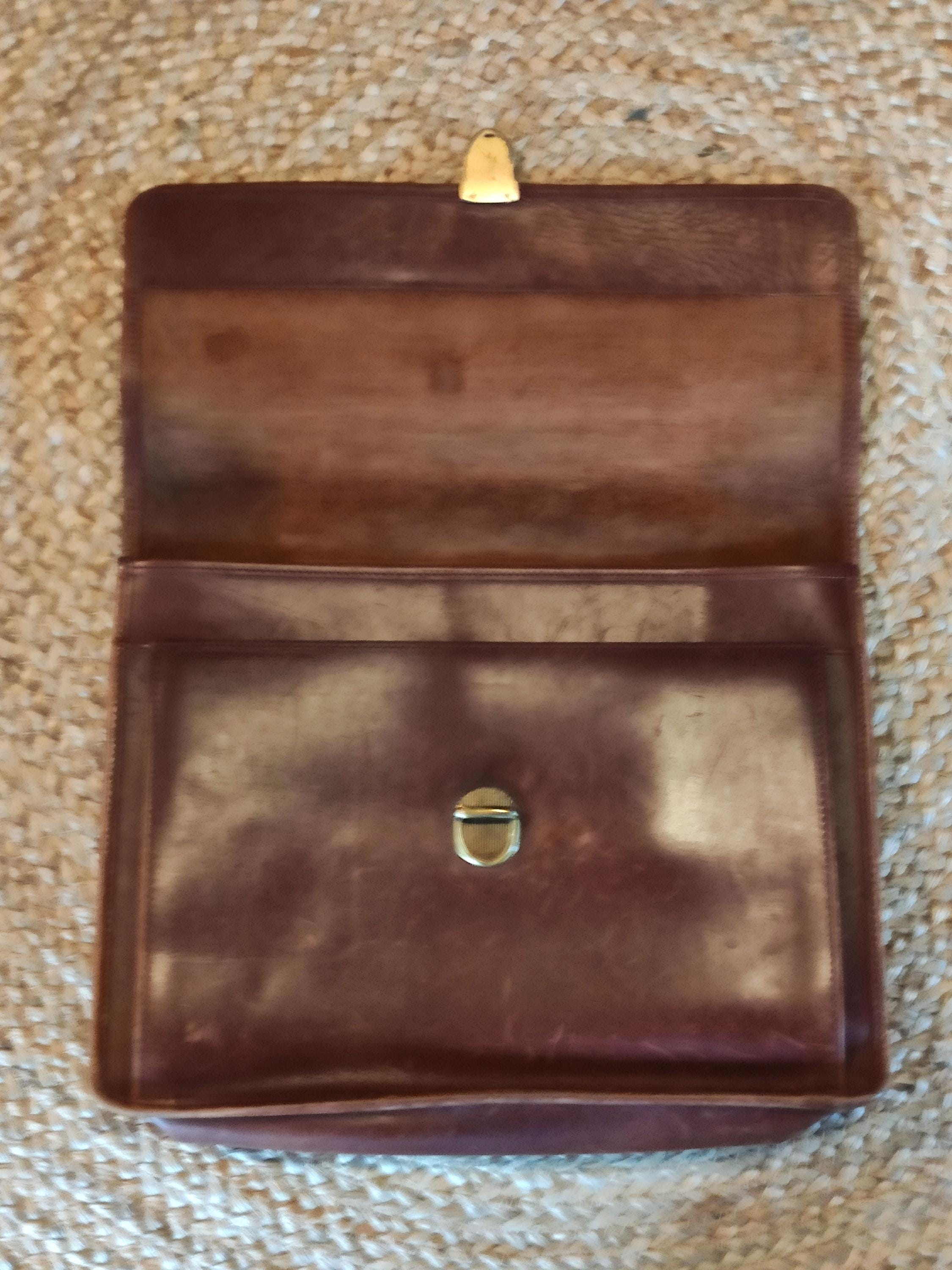 VINTAGE BREE Briefcase Leather Bag Various Pockets 90s - Etsy