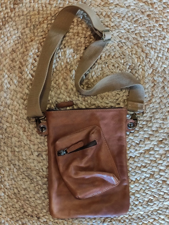 VINTAGE Paul Marius leather bag shoulder bag real 