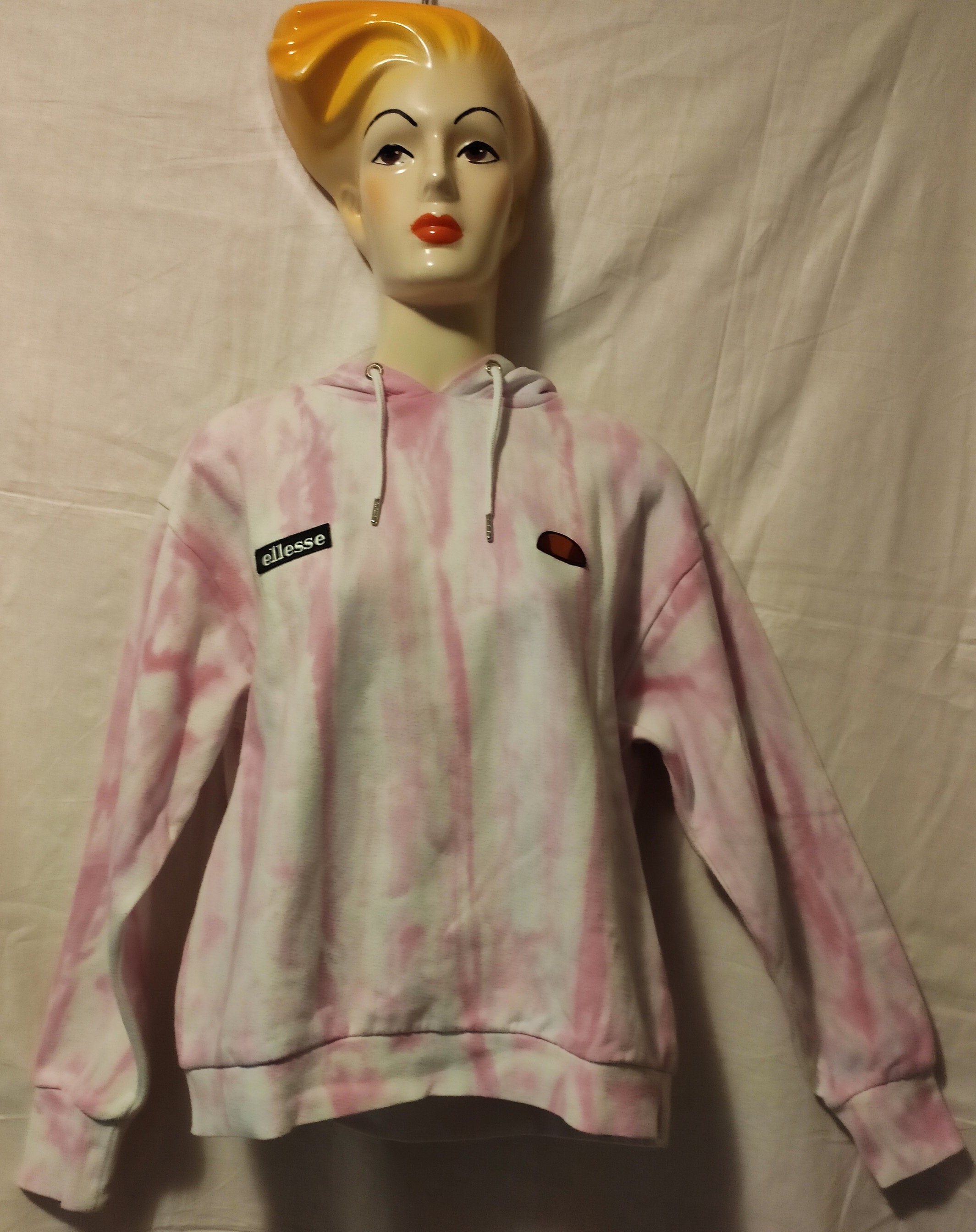 Ellesse tie dye hoodie pink sale