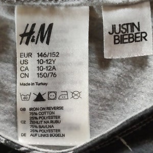 VINTAGE T-shirt Justin Bieber 146/152 90-tal bild 2