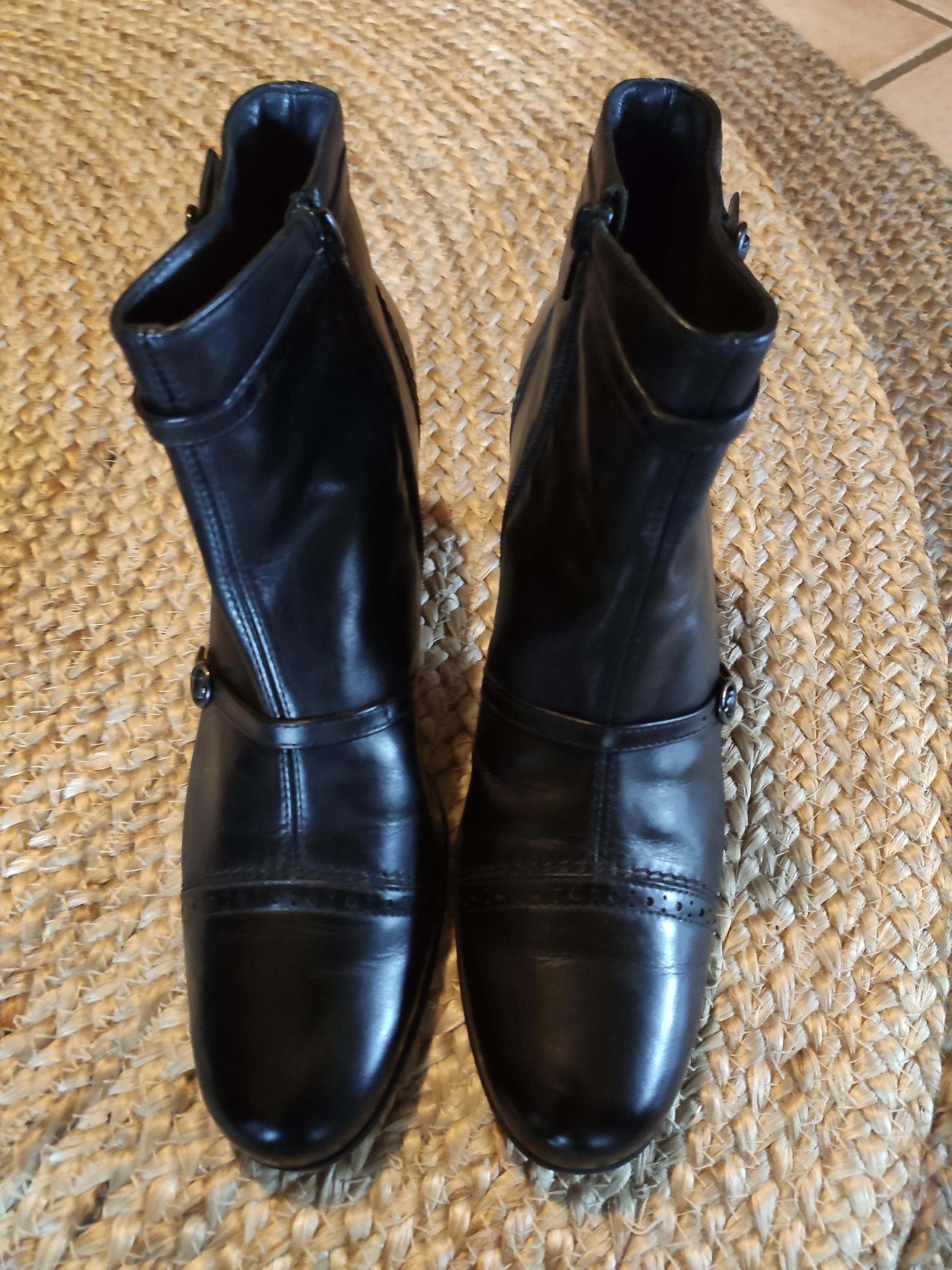 Paul Green Stivaletti - samtziege black/nero