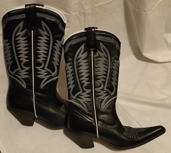 Buy DESTROY Cowboy Western Boots Cowgirl 37 Online in India - Etsy 