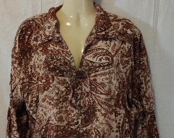 Blusa VINTAGE Madison Square Viscosa M