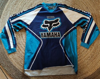 名作 RS Yamaha Team Racing Fox VINTAGE Motocross Etsy - XL Jersey バイクウェア・装備