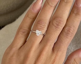 Heart Engagement Rings