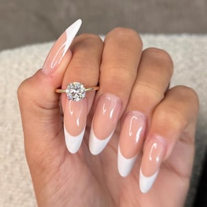 2 Carat Round Brilliant D VVS2 Lab Grown Diamond Ring • Solitaire Engagement Ring • 14K Gold