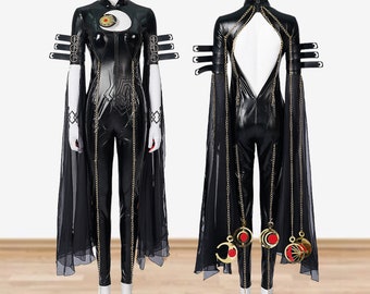 Bayonetta Cosplay Costume, Halloween Cosplay Clothing Game Outfit Suit Bayonetta Bodysuit