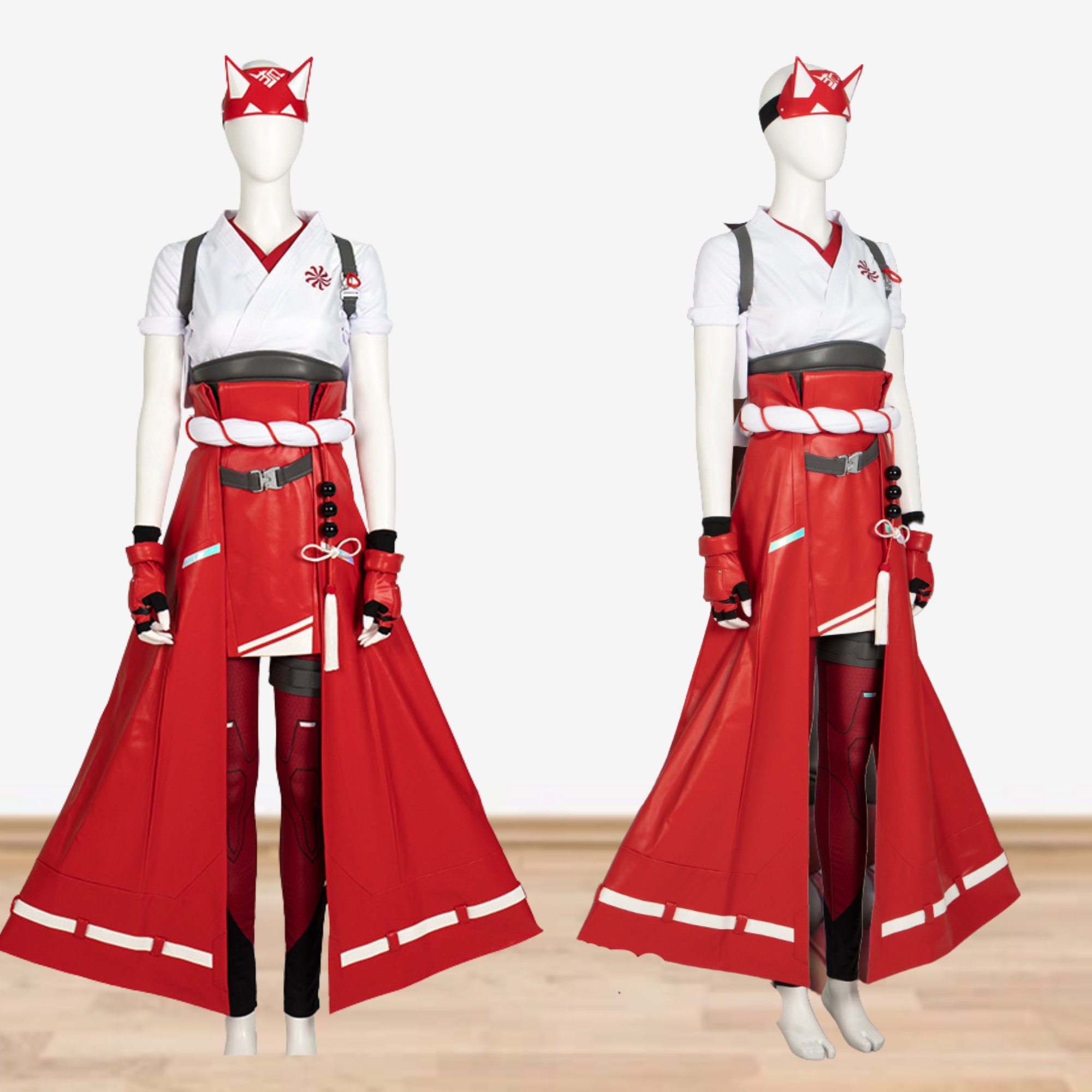 Anime Sword Art Online Asuna Yuuki Dress Cosplay Costumes Uniform for  Halloween SAO Asuna Battle Suit Outfits Full Set with Wig