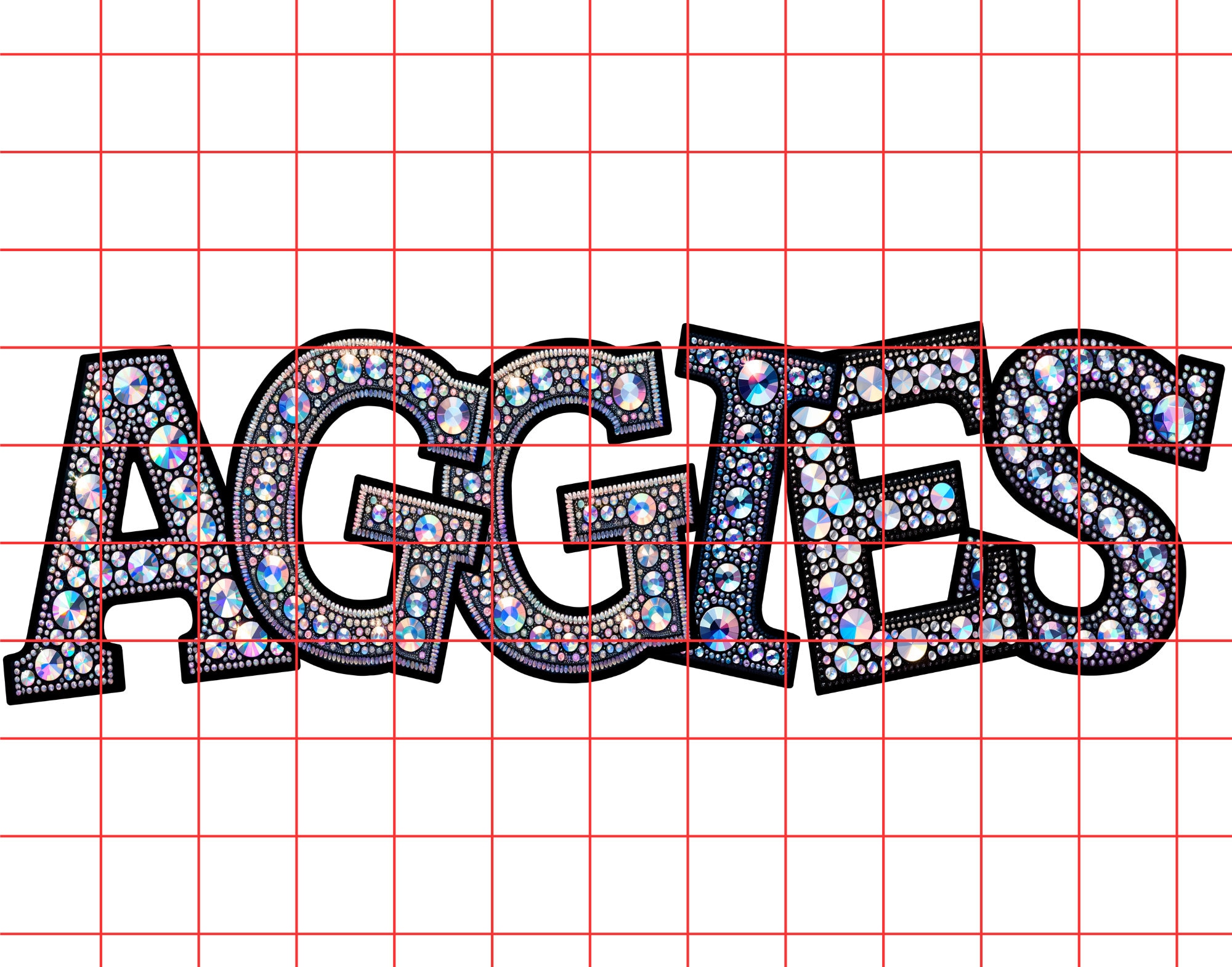 Aggies Rhinestone Design PNG, Rhinestone PNG - Etsy