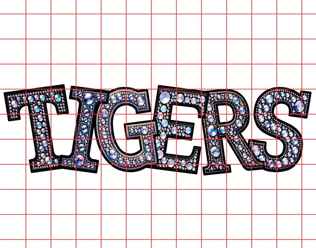 Tigers Rhinestone Design Tigers Rhinestone Design PNG, Rhinestone PNG, Tigers PNG - Etsy