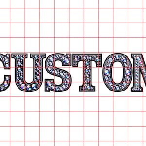 Design personalizzato strass PNG, strass PNG