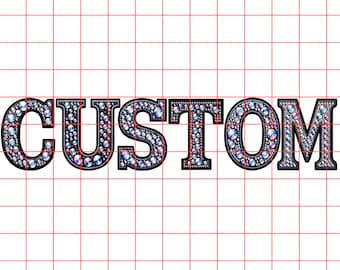 Design personalizzato strass PNG, strass PNG