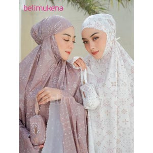 Mini vestido portátil de oración islámica 2 en 1 para adultos / El regalo perfecto para ella / Mujeres musulmanas / Vestido hijab / Umrah Hajj / Vestido Gamis